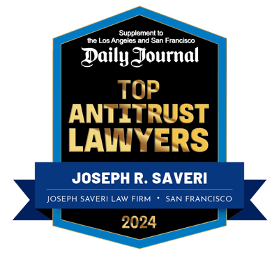 Joseph Saveri 2024 TOP ANTITRUST BADGE