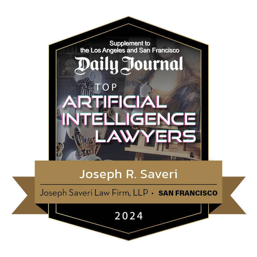 2024-07-24 Joseph Saveri 2024 TOP AI BADGE-1