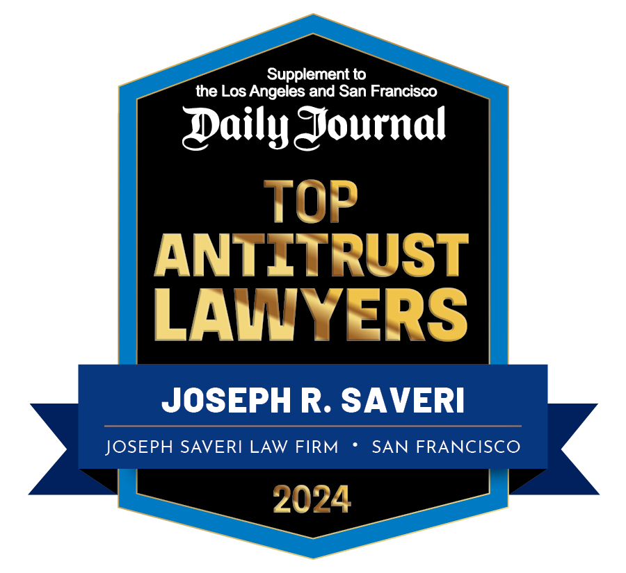 Joseph Saveri 2024 TOP ANTITRUST BADGE